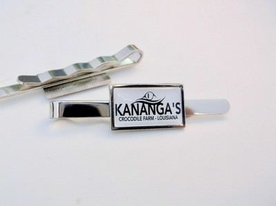 JAMES BOND MR BIG DR KANANGA CROCODILE FARM BADGE TIE SLIDE GRIP PIN BAR CLIP