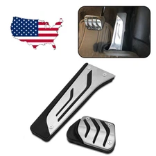 2PCS Accelerator Brake Pedal Cover Pad For BMW 3 Series E90 e91 E92