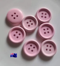 20pcs 20mm Dusty Pink Resin 4 Hole Buttons