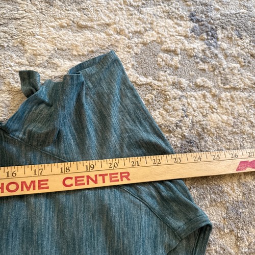 Lululemon &Go Take-Off Tee Damen 4 grün Top Flatterärmel meliert Gymcore - Bild 6 von 11