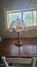 Vintage Ok Lighting 3-way Angel Umbrella Shape Touch Lamp