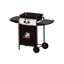 BARBEQUE A GAS 2 Bruciatori 2 Mensole Potenza 4.9 KW - 1.5 Kg Di Pietra Lavica 