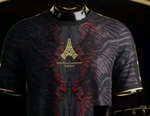 Maillot Football Paris Champion T-shirt Foot Vêtement Psg Vainqueur League 2025 - 第 2/18 張圖片