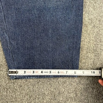 Joker Brand Embroidered Jeans 36x27 Men's Blue Vintage Y2K Tapered
