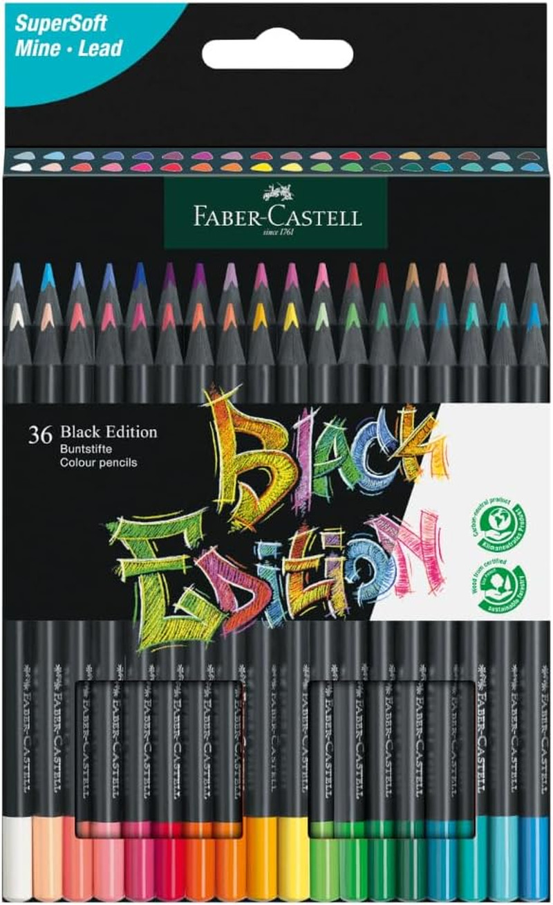 - 36 Count, Black Wood And Super Soft Core Lead,