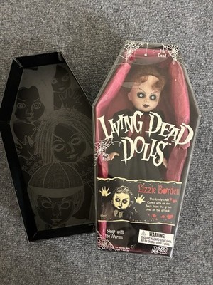 Living Dead Dolls Series 2 LIZZY BORDEN Goth by Mezco Signed by Ed & Damien