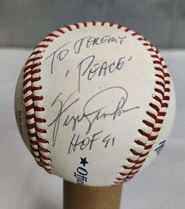 Fergie Jenkins Chicago Cubs Original Autographed Baseball MLB