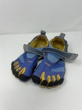 Five Fingers Vibram Women  s 38 US 8 W3664 Blue Yellow Barefoot Sneaker Shoes