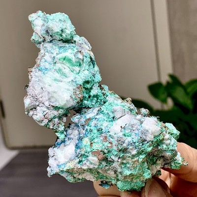 282G Natural copper mine with malachite Primitive mineral specimen Gemstone