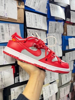 Nike Dunk Low x Off-White University Red (2019)   EU 39