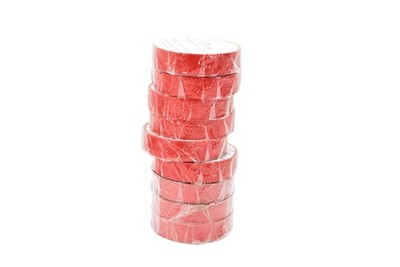 9pc Harris Industries Electrical Tape 3/4 X 66ft 7 Mil Red Wire Made In Taiwan