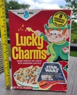 1977 STAR WARS LUCKY CHARMS SEALED BOX Cereal Vintage STICK ON Sticker Kenner 77