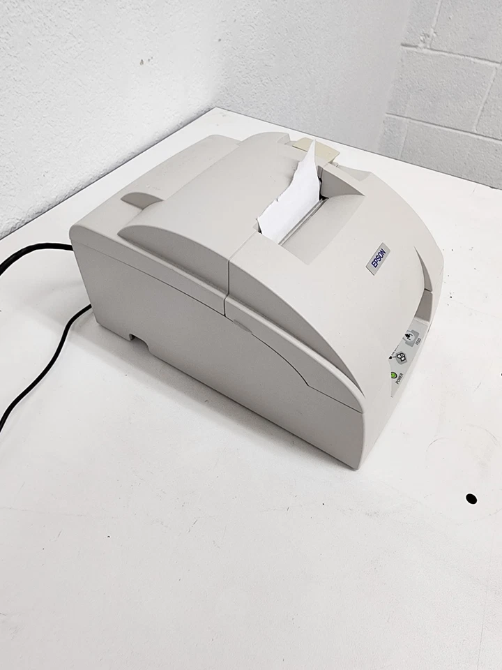 Epson Printer TM-U220D M188D receipt printer DOT Matrix, cables included, Tested - Image 3 of 4