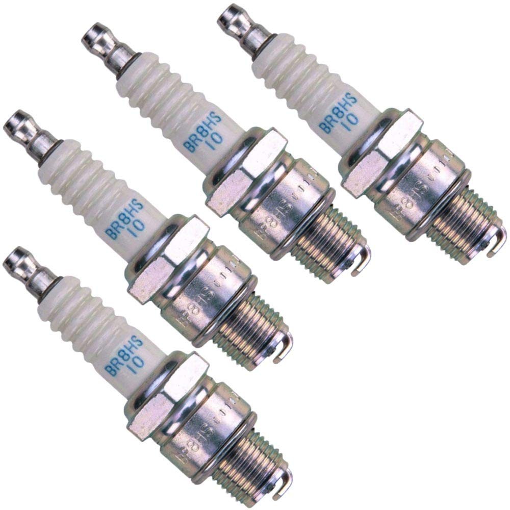 NGK Spark Plug Marine, Motorcycle, Watersport 4 Pack BR8HS-10 