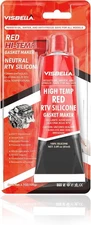 High Temperature RTV Silicone Gasket Maker, Sealed Oil Resistant Red 