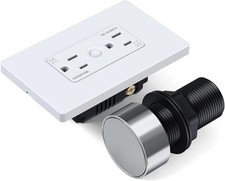 Garbage Disposal Wireless Switch Kit,Color: Polished Stainless Steel