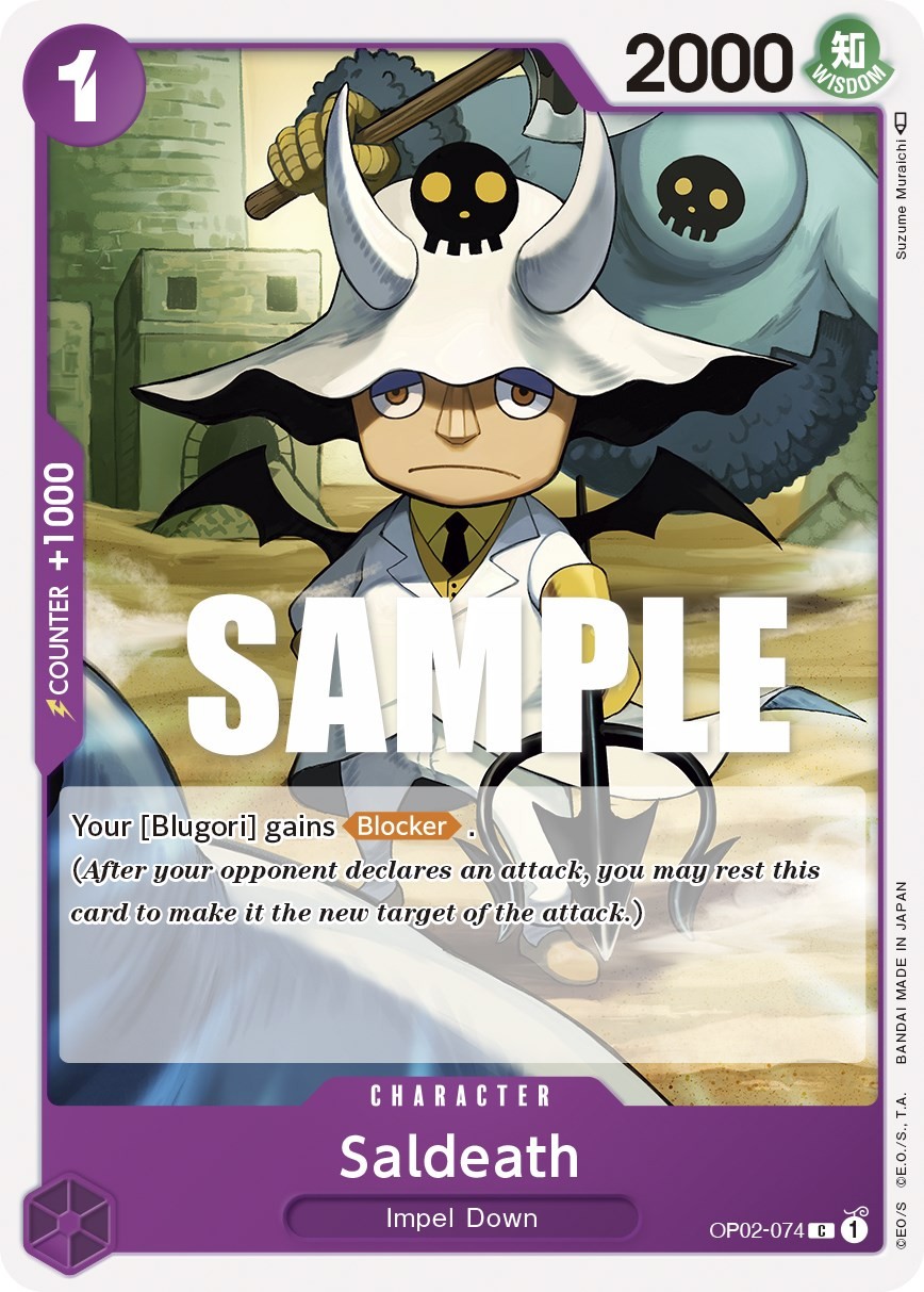 Saldeath - OP02-074 Paramount War NM