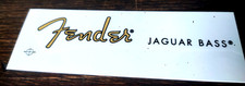 FENDER JAGUAR bass  HEADSTOCK LOGO TETE DE BASSE FENDER JAGUAR bass