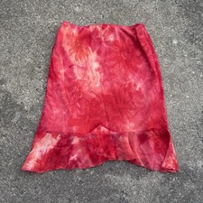 VTG Y2K 90s Fashion Bug Skirt Pink Pull On Lined Sz 14/16 Fairy Core Whimsy