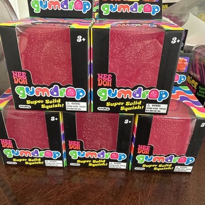 Needoh Gum Drop PINK Squishy Stress Gumdrop Viral Tiktok **Brand New**