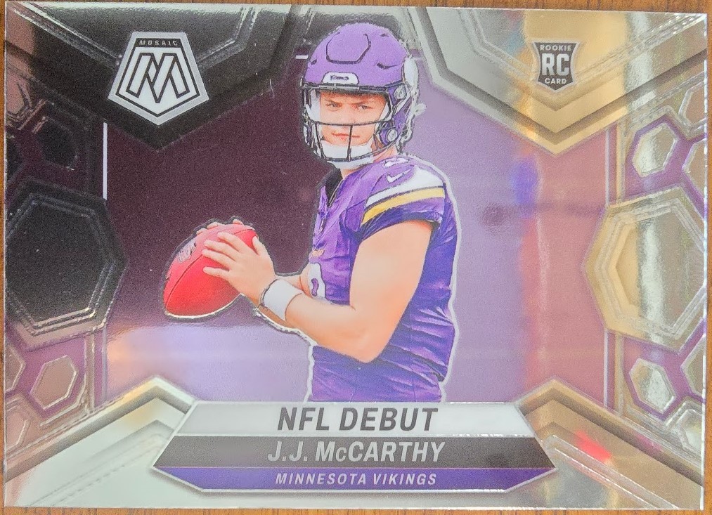 2024 Mosaic J.J. McCarthy NFL DEBUT #275 ROOKIE