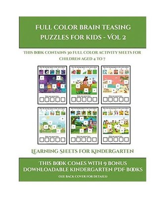 Learning Sheets for Kindergarten 