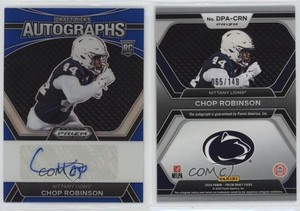 2024 Panini Prizm Draft Picks Blue /149 Chop Robinson #DPA-CRN Rookie Auto RC
