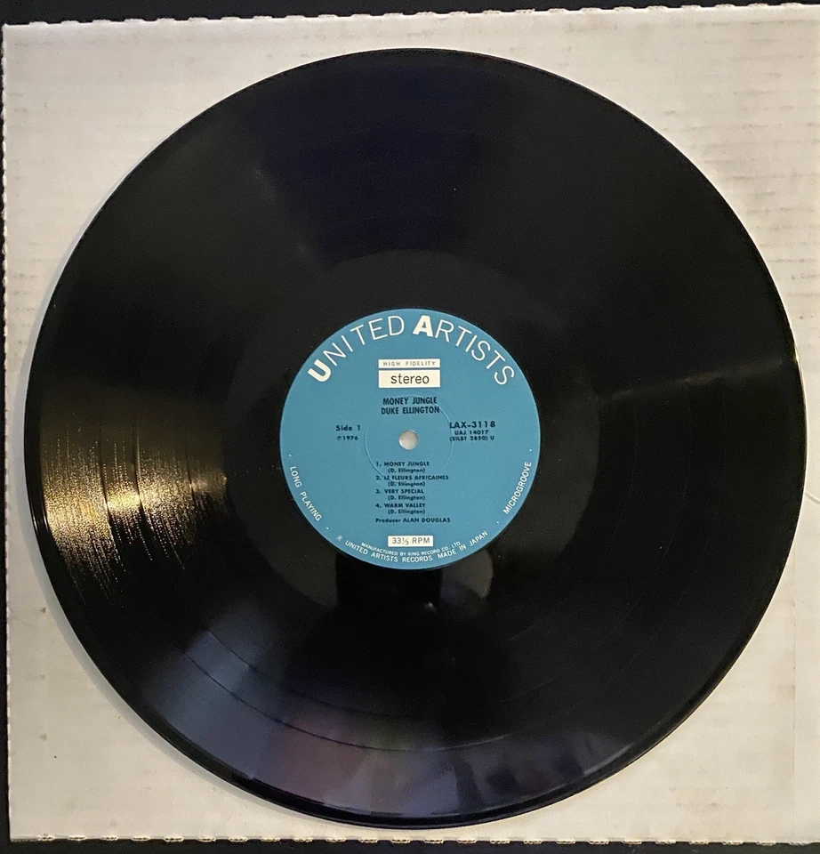 Duke Ellington•Charles Mingus•Max Roach-Money Jungle(LP, NM, 1976 Import, OBI) - Image 3 of 4