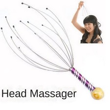 1random Octopus Scalp Head Massager Relaxation Tool Stress Relief Hair Scratcher