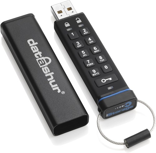 iStorage datAshur 8 GB Secure Flash Drive Password protected Dust & Water Resist - Photo 6/6