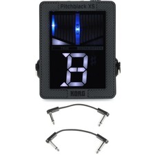 Korg Pitchblack XS Custom Pedal Tuner with EBS Patch Cables