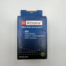 Altronix RB5 Relay Module 6 VDC or 12 VDC DPDT New In Box Free Shipping (c2)