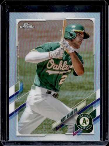 Matt Olson 2021 Topps Chrome Matt Olson #48 Refractor