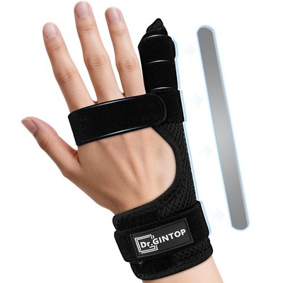 Pinky Finger Splint, Metacarpal Splint Finger Brace for 4th Ring & 5th Little...