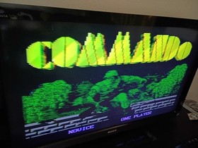 Commando Atari 7800 1989 With Box And Manual Tested Works