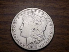 MORGAN SILVER DOLLAR 1885 90% SILVER DOLLAR