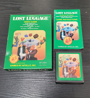 Lost Luggage for Atari 2600 Complete In Box CIB Great Shape Tested