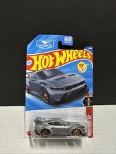 2025 Hot Wheels Silver Ford Mustang GTD MUSTANG 60 #34 HTF W/Protector