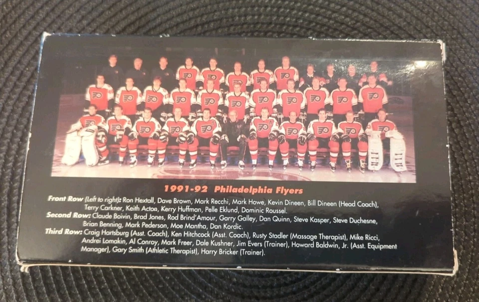 PHILADELPHIA FLYERS "The Excitement Is Building".1991-92 Promo VHS Tape w/Letter - Image 2 of 4