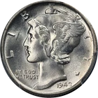 1942-S Mercury Dime PCGS MS64 FB Great Eye Appeal Strong Strike