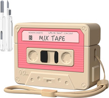 Airpods Pro 3 Case Cover, Funny Cassette Tape Design Case for Airpods Pro 3Rd G