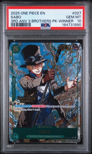 Sabo (3rd Anniversary Winner) graded PSA 10 for sale on eBay