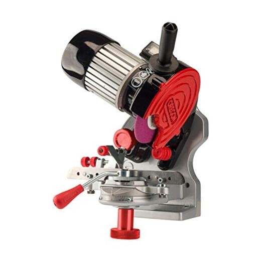 Professional 120V Bench Grinder with Universal Saw Chain Sharpener