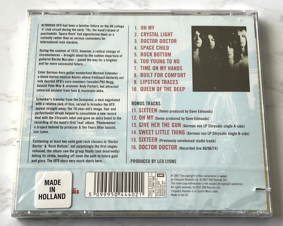 UFO Phenomenon CD SEALED! EU IMPORT! 2007 Chrysalis Michael Schenker PROMO! NEW! - Image 2 of 3