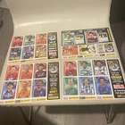 PANINI DAILY RECORD SCOTTISH PREMIER LEAGUE 2005 UNCUT STICKER SHEET 10 STICKERS