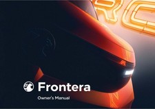 2025 Vauxhall Frontera Owners Handbook Manual NEW PRINT FREE POSTAGE