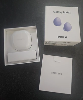 Samsung Galaxy Buds2 In-Ear Bluetooth Kopfhörer Lila mit Ladecase, ANC - Bild 1 von 4