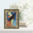 Art Nouveau Christmas Angel By Kirchner Cotton Fabric Block Panel Applique — photo 2