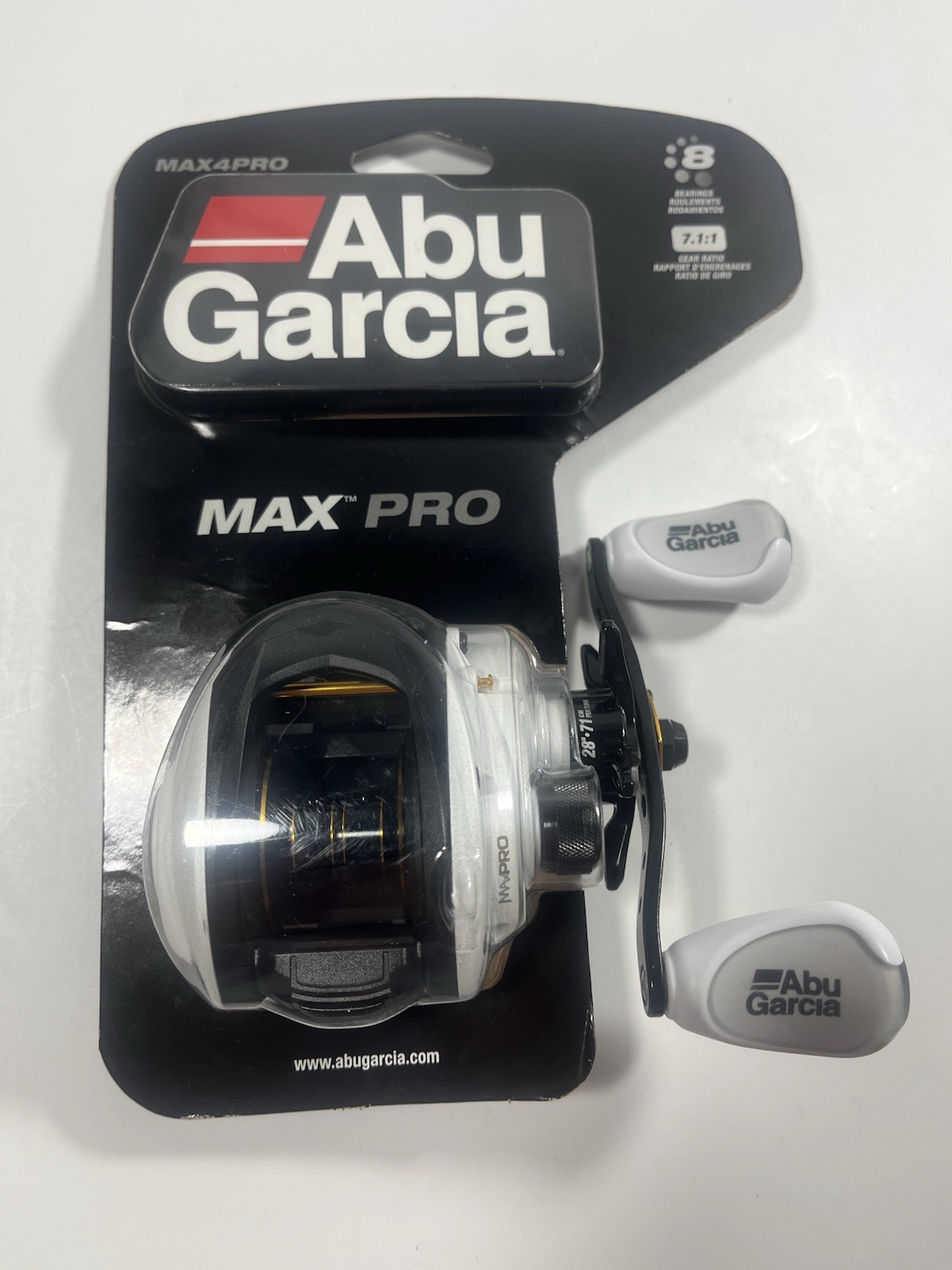 Abu Garcia MAX PRO Baitcasting Reel RH 7.1:1 8 Bearings 210g