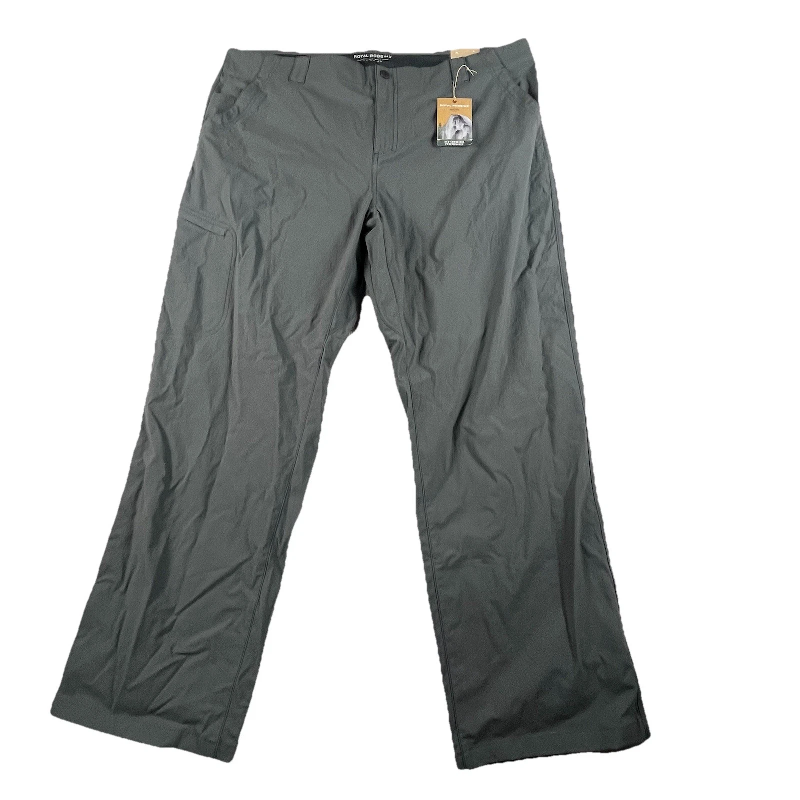 Royal Robbins Men's Outdoor Fishing Hiking Pants nylon 42x32 NWT blue